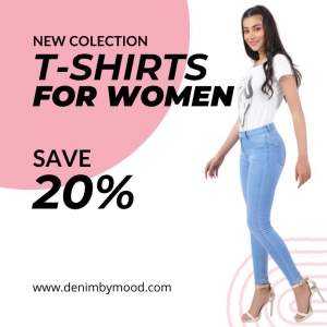 Denim By Mood: Trendy T-Shirts for Women in Lahore, Pakistan